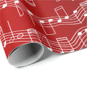 Haben Sie ein musikalisches Weihnachten Geschenkpapier (Rolleneckpunkt)