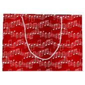 Haben Sie ein musikalisches Weihnachten Große Geschenktüte (Rückseite)