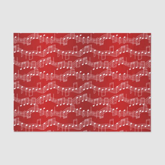 Haben Sie ein musikalisches Weihnachten Seidenpapier (Vorderseite)