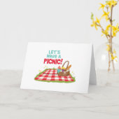 Haben Sie ein Picknick Karte (Gelbe Blume)