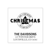 Haben Sie ein sehr fröhliches Weihnachtsmongramm Gummistempel (Prägung)