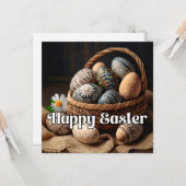 Haben Sie ein sehr glückliches Ostern Karte (Vorderseite/Rückseite Beispiel)