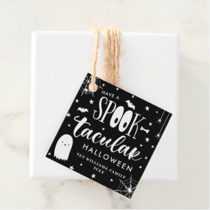 Haben Sie ein Spooktacular Halloween Black & White Geschenkanhänger