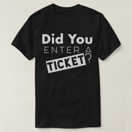 Haben Sie ein Ticket für den technischen Support e T-Shirt (Design vorne)