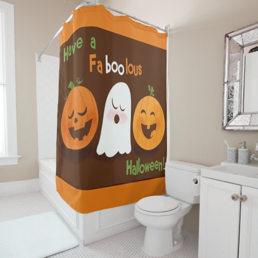 Haben Sie ein tolles Halloween Duschvorhang (Beispiel)