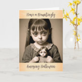 Haben Sie ein verwunderlich Phantastisches Hallowe Karte (Gelbe Blume)