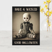 Haben Sie ein wackeliges gutes Halloween Karte (Gelbe Blume)