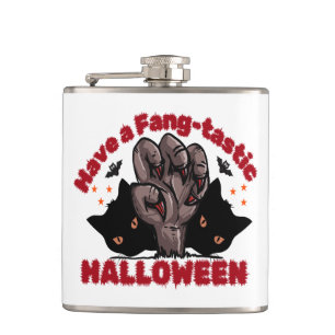 Haben Sie ein wahnsinniges Halloween Monster-Handd Flachmann