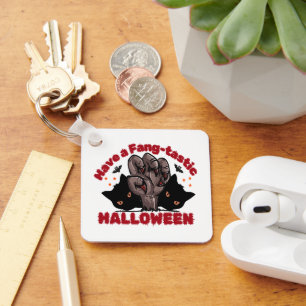 Haben Sie ein wahnsinniges Halloween Monster-Handd Schlüsselanhänger