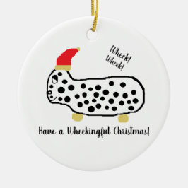 Haben Sie ein Wheekingful Weihnachten Keramik Ornament