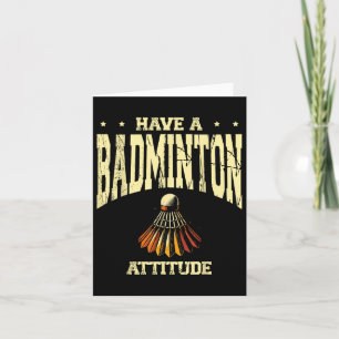 Haben Sie eine Badminton-Einstellung Badminton-Spi Karte