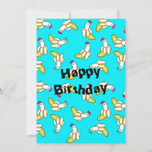 Haben Sie eine Bananenkarte zum Geburtstag? Feiertagskarte