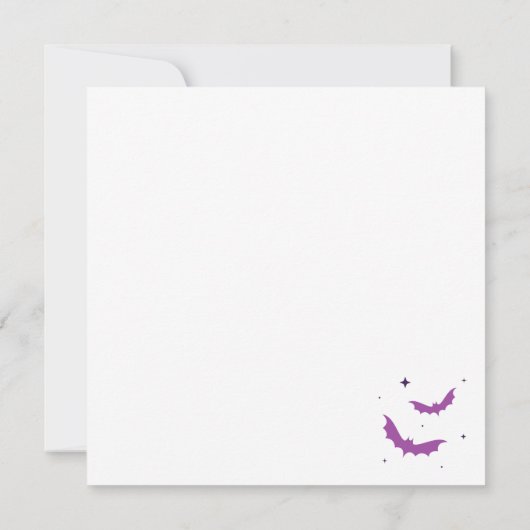 Haben Sie eine bootierende Halloween-Flachkarte (5 (Rückseite)