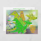 Haben Sie eine Dragontastic Tagesniedliche Postkarte (Vorne/Hinten)