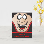 Haben Sie eine fantasievolle Halloween-Nacht Karte (Gelbe Blume)