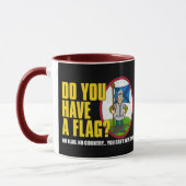 Haben Sie eine Flaggen-Tasse Tasse (Links)