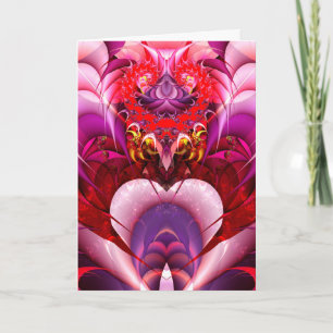 Haben Sie eine Fraktalvalentine-Karte Feiertagskarte