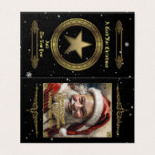 Haben Sie eine frohe Weihnachtskarte? (Außenseite Aufgefaltet)