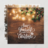 Haben Sie eine fröhliche kleine Weihnachtseinladun Einladung (Vorne/Hinten)