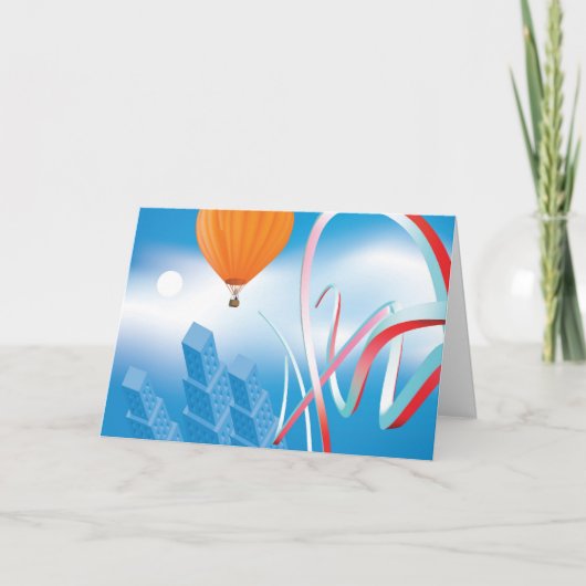 Haben Sie eine große Reise Feiertagskarte (Vorderseite)