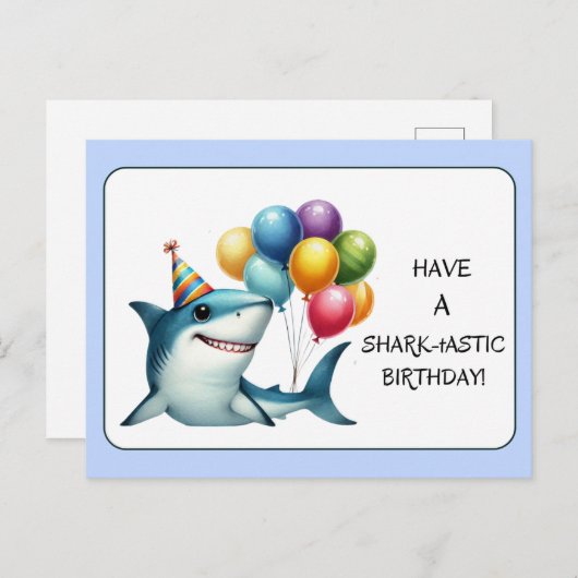 Haben Sie eine haartastische Geburtstagskarte? Postkarte (Vorne/Hinten)