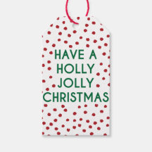 Haben Sie eine Holly Jolly Christmas Polka Dot Ges
