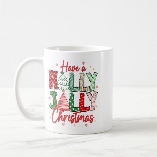 Haben Sie eine Holly Xmas JolChristmas Coquette Vi Kaffeetasse (Links)