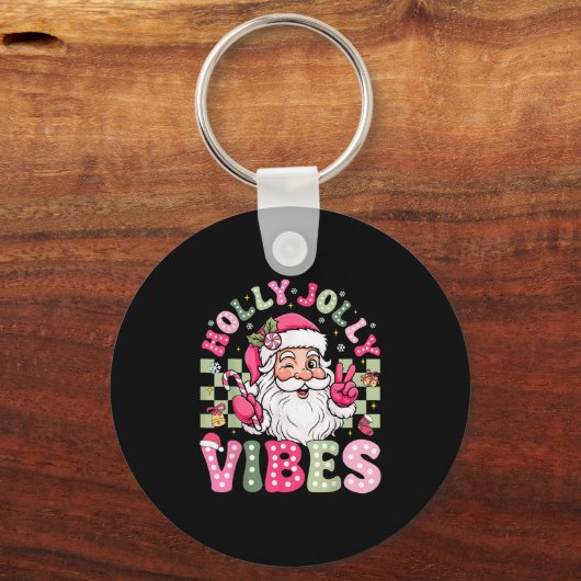 Haben Sie eine Holly Xmas JolChristmas Coquette Vi Schlüsselanhänger (Vorderseite)