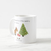 Haben Sie eine kleine Mare-y-Christmas-Tasse? Kaffeetasse (Vorderseite Links)