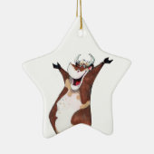 Haben Sie eine Kuh-Verzierung Keramikornament (Rechts)