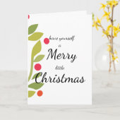 Haben Sie eine lustige kleine Weihnachtskarte? Karte (Gelbe Blume)