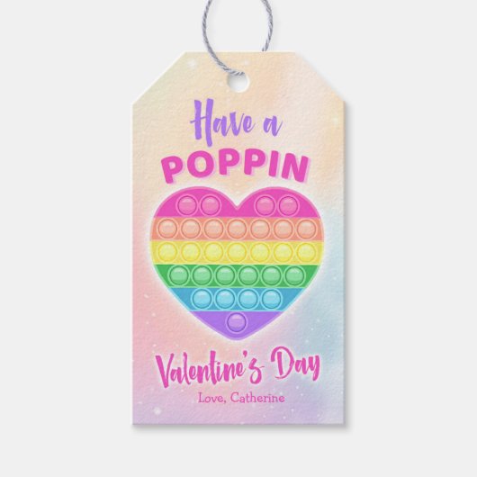 Haben Sie eine Poppin Valentine Geschenkmarke? Geschenkanhänger (Vorderseite)