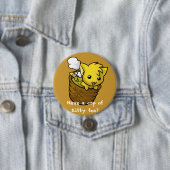 Haben Sie eine Schale Miezekatzetee? Button (Beispiel)