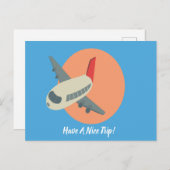 Haben Sie eine schöne Reise Postkarte (Vorne/Hinten)