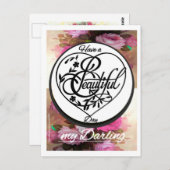 Haben Sie eine "schöne" Tageshand gezogen &... Pos Postkarte (Vorne/Hinten)