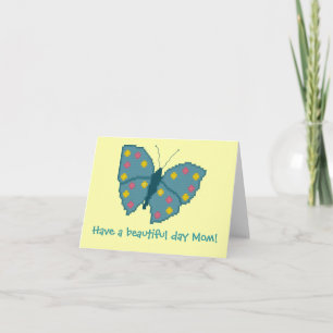 Haben Sie eine schöne TagMama! Schmetterling Karte