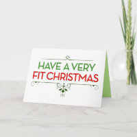 Haben Sie eine sehr FIT Weihnachts-Fitness Motivat