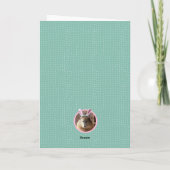 Haben Sie eine sehr kappende Capybara Card Karte (Rückseite)