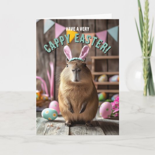 Haben Sie eine sehr kappende Capybara Card Karte (Vorderseite)