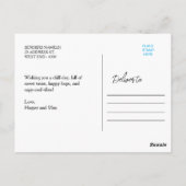 Haben Sie eine sehr kappende Capybara Card Postkarte (Rückseite)