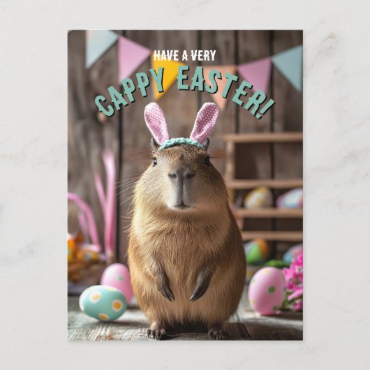 Haben Sie eine sehr kappende Capybara Card Postkarte (Vorderseite)