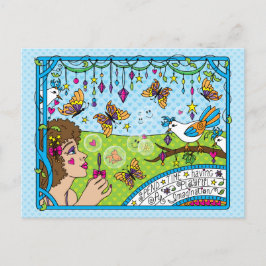 Haben Sie eine spielerische Fantasie_ Postkarte