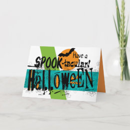 Haben Sie eine takuläre Halloweenkarte Karte