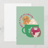 Haben Sie eine Tasse Freude! Feiertagskarte (Vorne/Hinten)