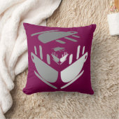 Haben Sie eine Tasse Java Deep Wine Kissen (Decke)