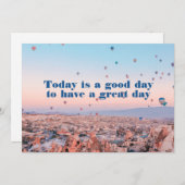 Haben Sie eine tolle Tageskarte? Feiertagskarte (Vorne/Hinten)