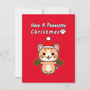 Haben Sie eine tolle Weihnachten - Ginger Tabby Ca