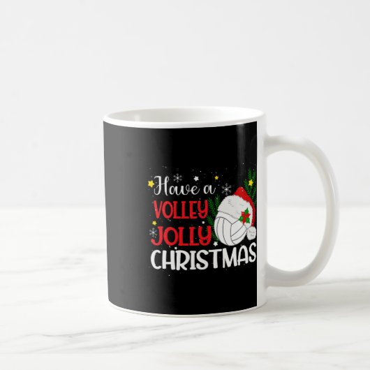 Haben Sie eine Volley Jolly Weihnachtsvolleyball-W Kaffeetasse (Rechts)