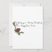 Haben Sie eine Weihnachtskarte fürs Bier? Ankündigung (Rückseite)