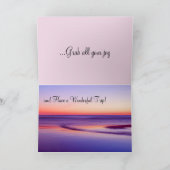 Haben Sie eine wunderbare Reise Gruß-Karte Karte (Innenseite)